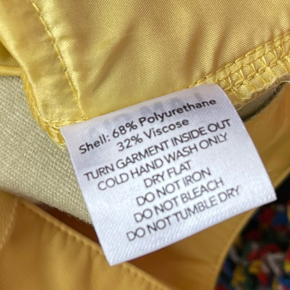 I.AM.GIA Pants Womens Medium Pink Yellow Davika Faux Leather Ombre Sunset - Picture 11 of 11